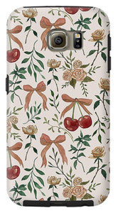 Cherry and Roses Pattern - Phone Case