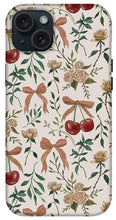 Load image into Gallery viewer, Cherry and Roses Pattern - Phone Case