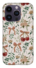 Load image into Gallery viewer, Cherry and Roses Pattern - Phone Case