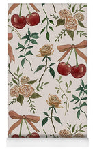 Load image into Gallery viewer, Cherry and Roses Pattern - Yoga Mat