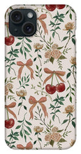 Load image into Gallery viewer, Cherry and Roses Pattern - Phone Case