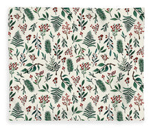 Load image into Gallery viewer, Christmas Berries Pattern - Blanket