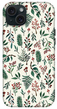 Load image into Gallery viewer, Christmas Berries Pattern - Phone Case