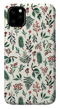 Load image into Gallery viewer, Christmas Berries Pattern - Phone Case