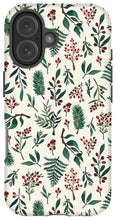 Load image into Gallery viewer, Christmas Berries Pattern - Phone Case