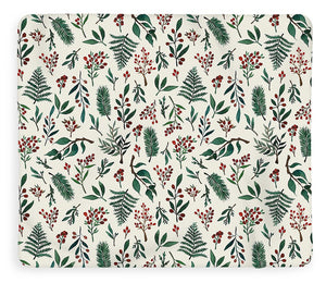 Christmas Berries Pattern - Blanket