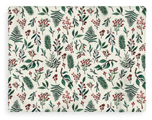 Load image into Gallery viewer, Christmas Berries Pattern - Blanket