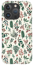 Load image into Gallery viewer, Christmas Berries Pattern - Phone Case