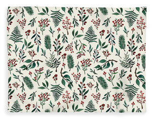 Christmas Berries Pattern - Blanket