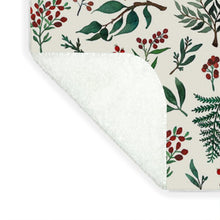 Load image into Gallery viewer, Christmas Berries Pattern - Blanket
