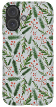 Load image into Gallery viewer, Christmas Branch Pattern - Phone Case