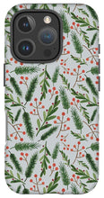 Load image into Gallery viewer, Christmas Branch Pattern - Phone Case