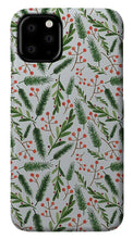 Load image into Gallery viewer, Christmas Branch Pattern - Phone Case
