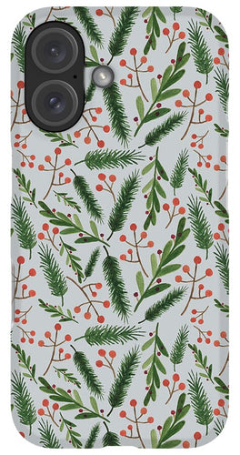 Christmas Branch Pattern - Phone Case