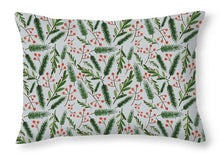 Load image into Gallery viewer, Christmas Branch Pattern - Throw Pillow