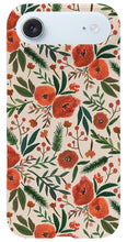 Load image into Gallery viewer, Christmas Floral Pattern - Phone Case