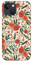 Load image into Gallery viewer, Christmas Floral Pattern - Phone Case