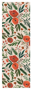 Christmas Floral Pattern - Yoga Mat