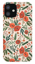 Load image into Gallery viewer, Christmas Floral Pattern - Phone Case