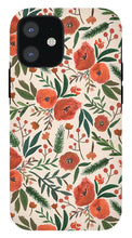 Load image into Gallery viewer, Christmas Floral Pattern - Phone Case