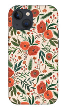 Load image into Gallery viewer, Christmas Floral Pattern - Phone Case