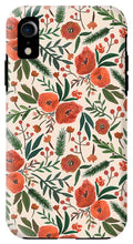 Load image into Gallery viewer, Christmas Floral Pattern - Phone Case