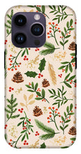 Load image into Gallery viewer, Christmas Watercolor Pattern - Phone Case