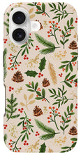 Load image into Gallery viewer, Christmas Watercolor Pattern - Phone Case