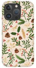 Load image into Gallery viewer, Christmas Watercolor Pattern - Phone Case