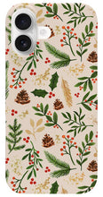 Load image into Gallery viewer, Christmas Watercolor Pattern - Phone Case