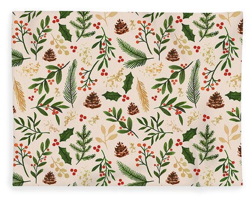 Christmas Watercolor Pattern - Blanket