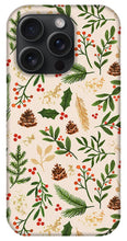 Load image into Gallery viewer, Christmas Watercolor Pattern - Phone Case