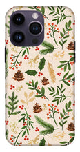 Load image into Gallery viewer, Christmas Watercolor Pattern - Phone Case