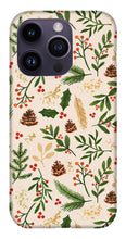 Load image into Gallery viewer, Christmas Watercolor Pattern - Phone Case