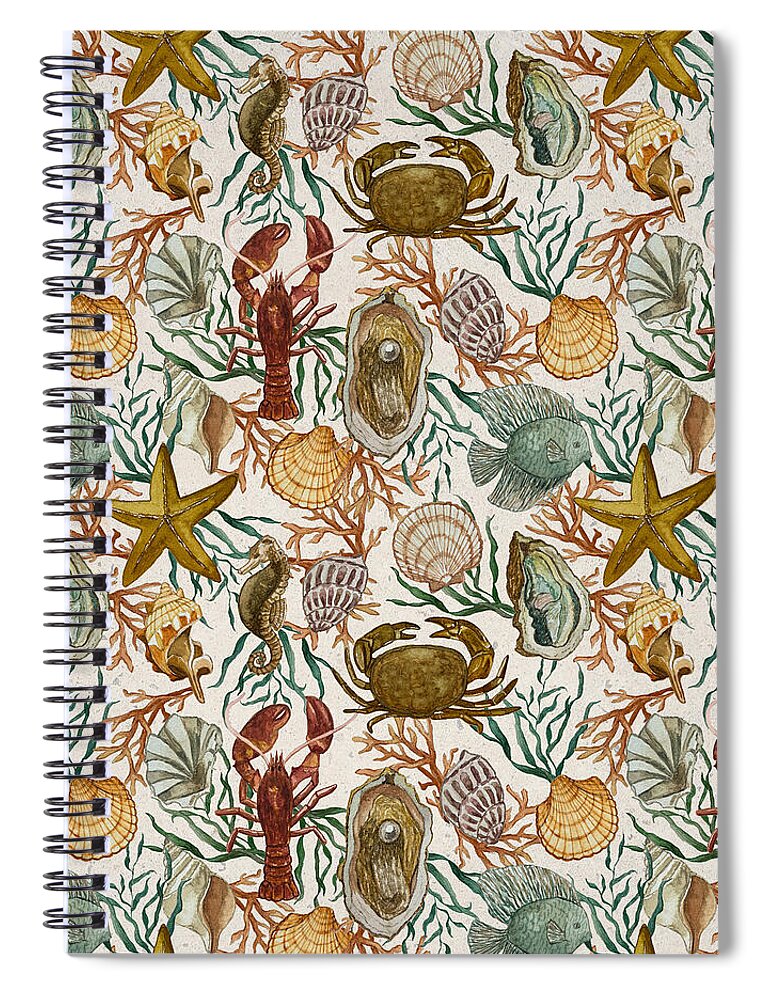 Coastal Creatures - Spiral Notebook
