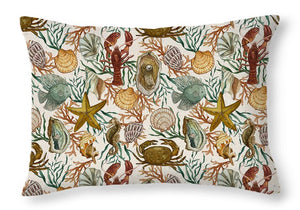 Coastal Creatures - Throw Pillow