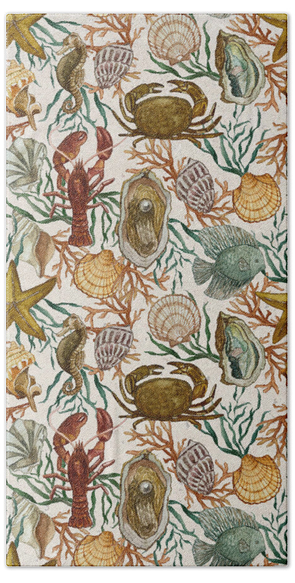 Coastal Creatures - Beach Towel