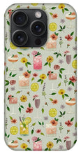 Load image into Gallery viewer, Cocktails and Flowers Pattern - Phone Case