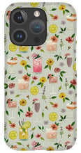 Load image into Gallery viewer, Cocktails and Flowers Pattern - Phone Case