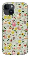 Load image into Gallery viewer, Cocktails and Flowers Pattern - Phone Case