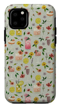Load image into Gallery viewer, Cocktails and Flowers Pattern - Phone Case