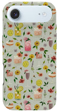 Load image into Gallery viewer, Cocktails and Flowers Pattern - Phone Case