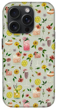 Load image into Gallery viewer, Cocktails and Flowers Pattern - Phone Case
