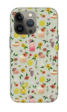 Load image into Gallery viewer, Cocktails and Flowers Pattern - Phone Case