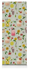 Load image into Gallery viewer, Cocktails and Flowers Pattern - Yoga Mat