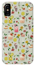 Load image into Gallery viewer, Cocktails and Flowers Pattern - Phone Case