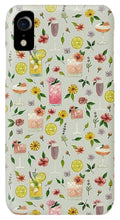 Load image into Gallery viewer, Cocktails and Flowers Pattern - Phone Case