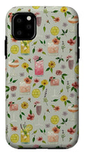 Load image into Gallery viewer, Cocktails and Flowers Pattern - Phone Case