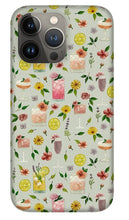 Load image into Gallery viewer, Cocktails and Flowers Pattern - Phone Case