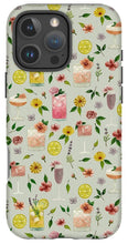 Load image into Gallery viewer, Cocktails and Flowers Pattern - Phone Case